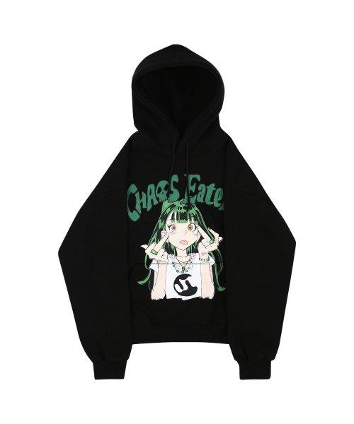 Chaos Eater Heavy Terry Hoodie - Black