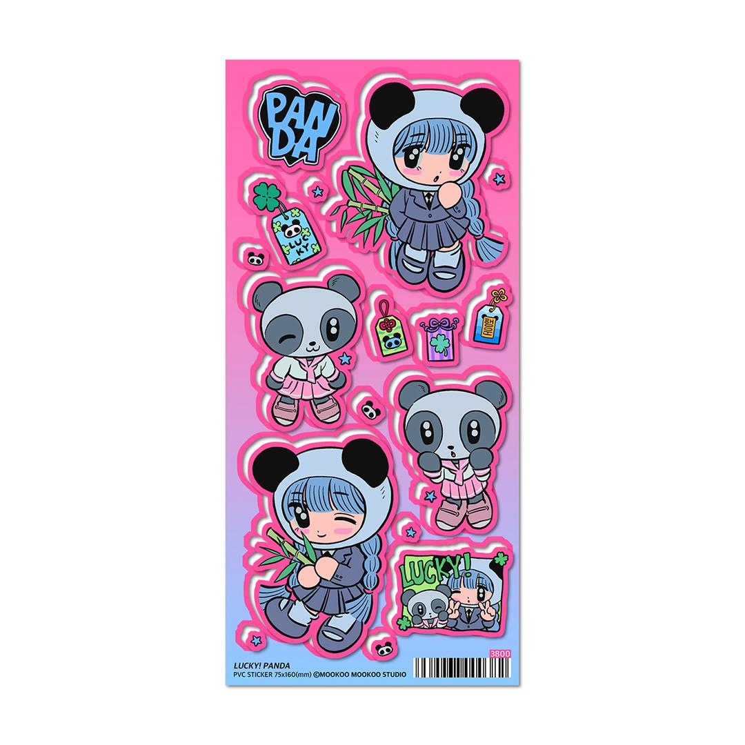 [무쿠무쿠스튜디오] 럭키판다 스티커