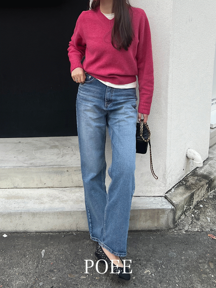 르꼬르 스트레이트 Denim