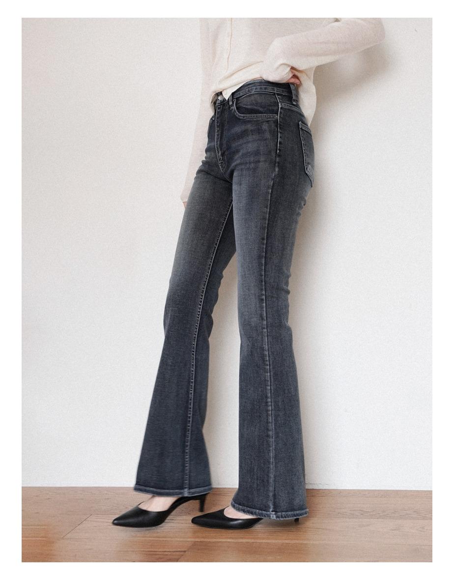 [RING] 터닝 슬림 부츠컷 데님 [인디고애쉬]