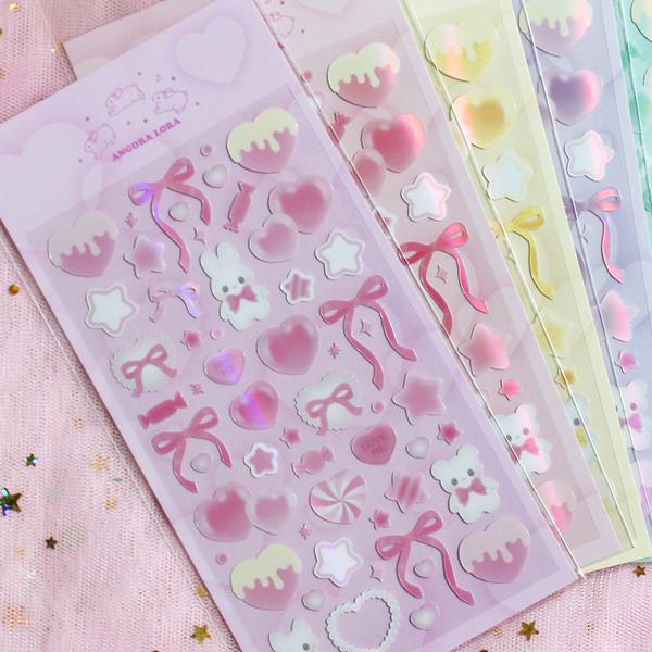 앙고라로라 | 캔디파티데코 스티커