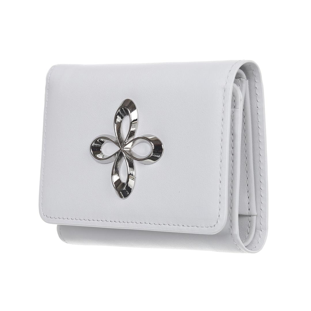 surgery metal clover wallet 'white'