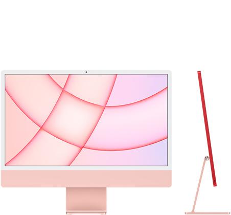 24형 핑크 iMac 4.5K Retina 디스플레이