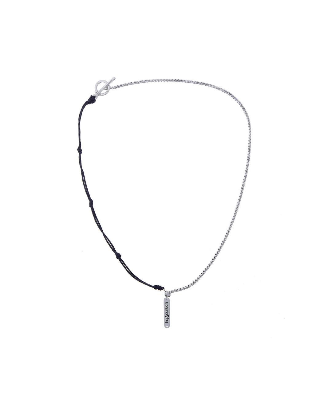 Mixed chain necklace (black)