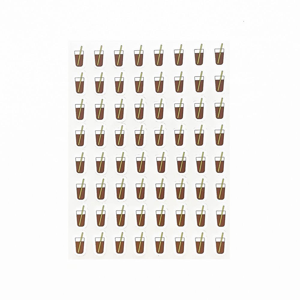 [페퍼리] 일러스트 스티커 커피