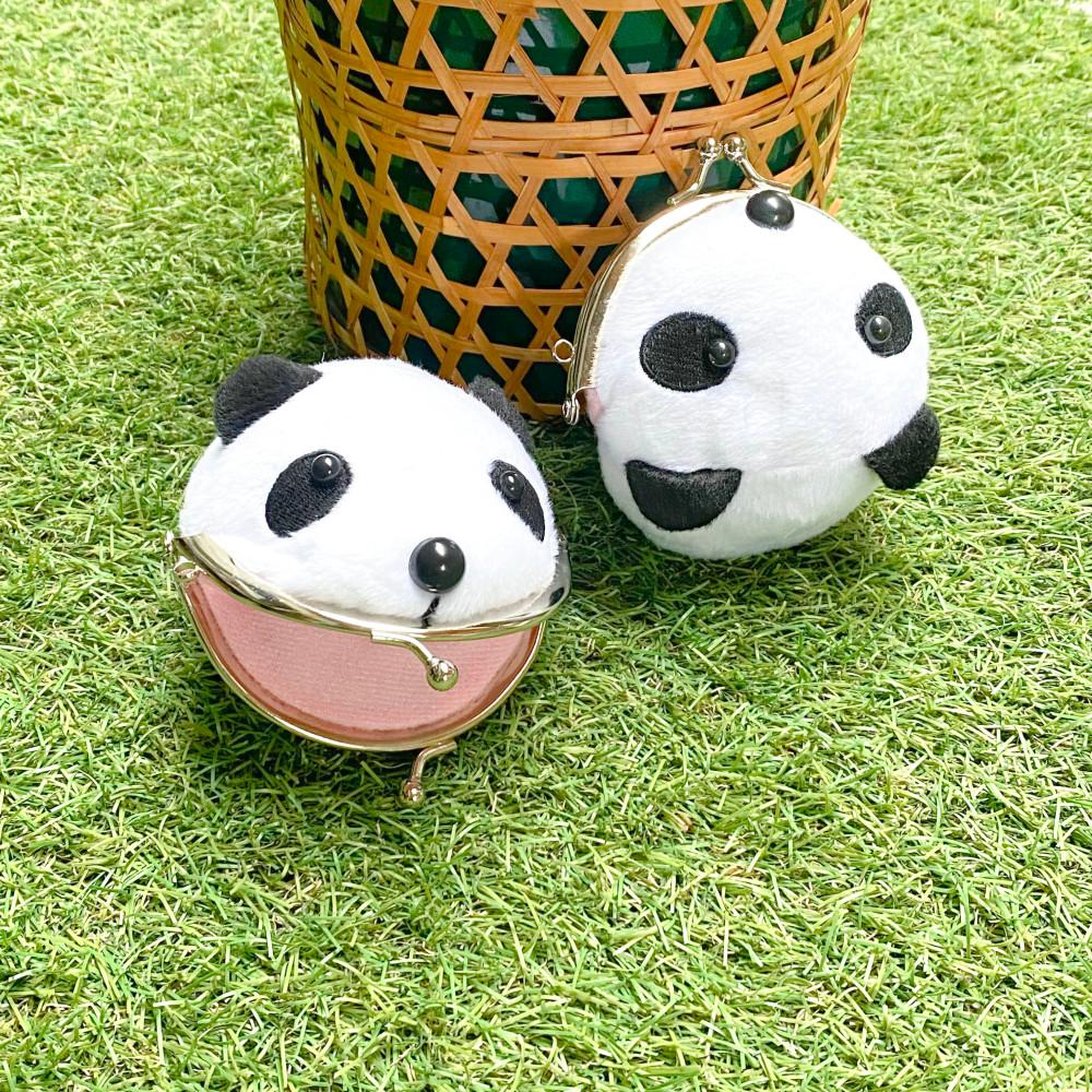 팬더 배색 동전지갑 파우치