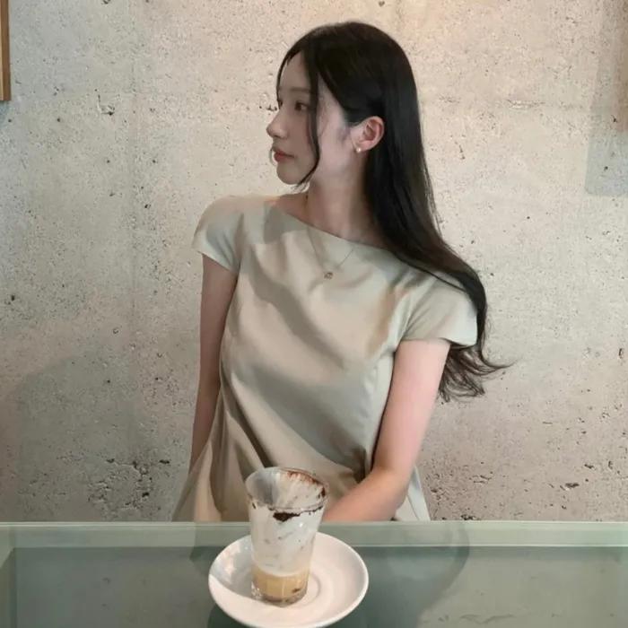 (4차 리오더) minimal off-shoulder blouse_beige