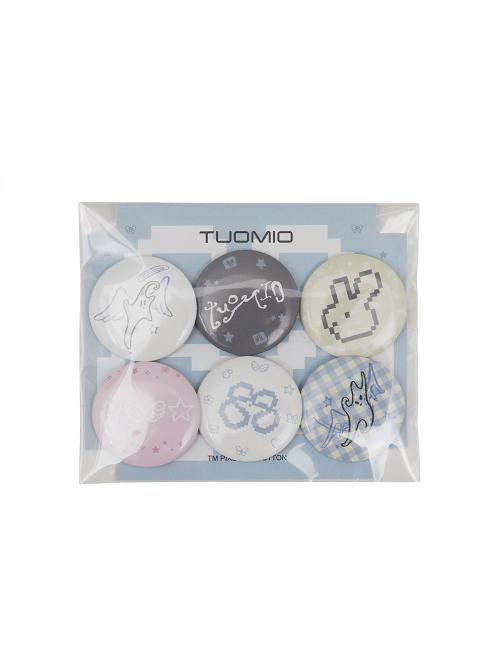 TM PIXEL PIN BUTTON [MULTI]