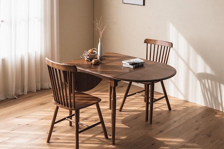 코케 타원형 접이식 확장형 테이블 식탁 1600