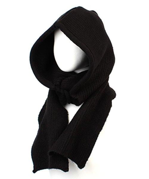 Wool Black Muffler Balaclava 바라클라바
