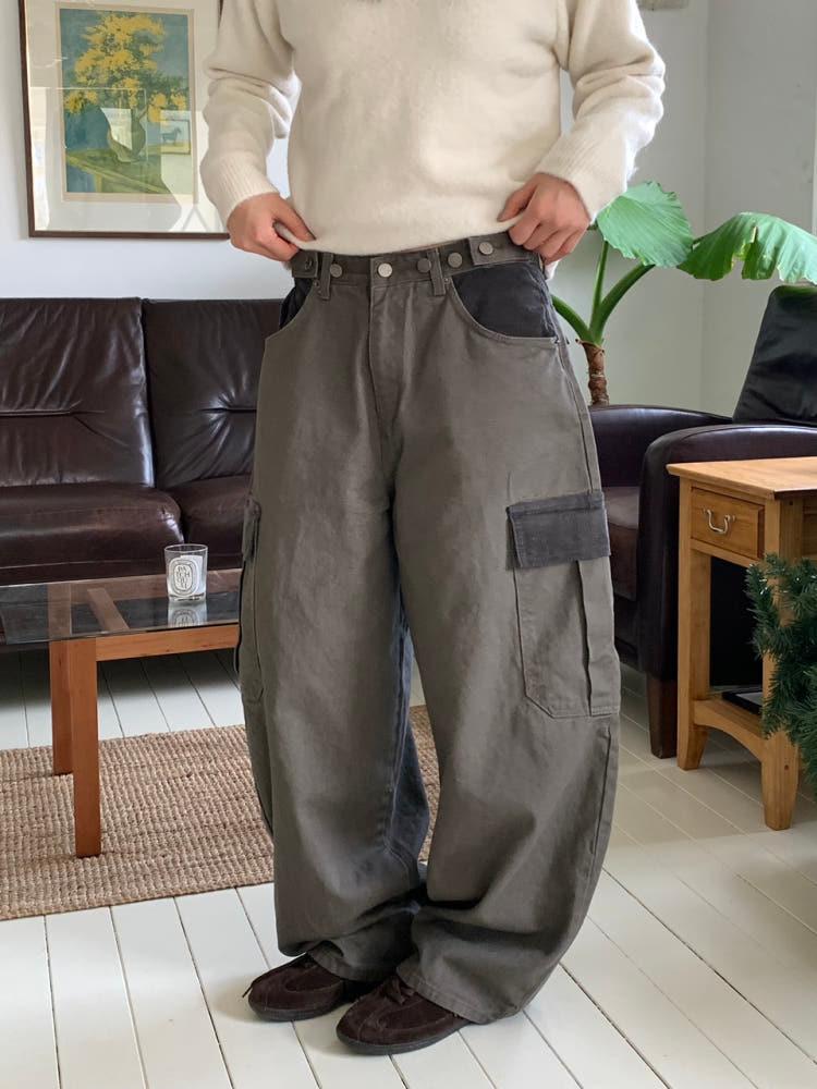 [MD 추천!] 434 배색 코듀로이 PT (2 color)