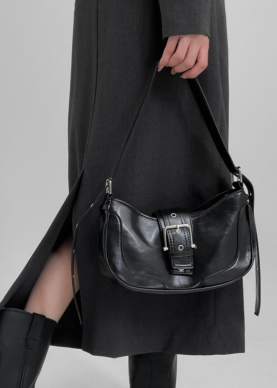 쇼미루 레더 벨트 숄더백