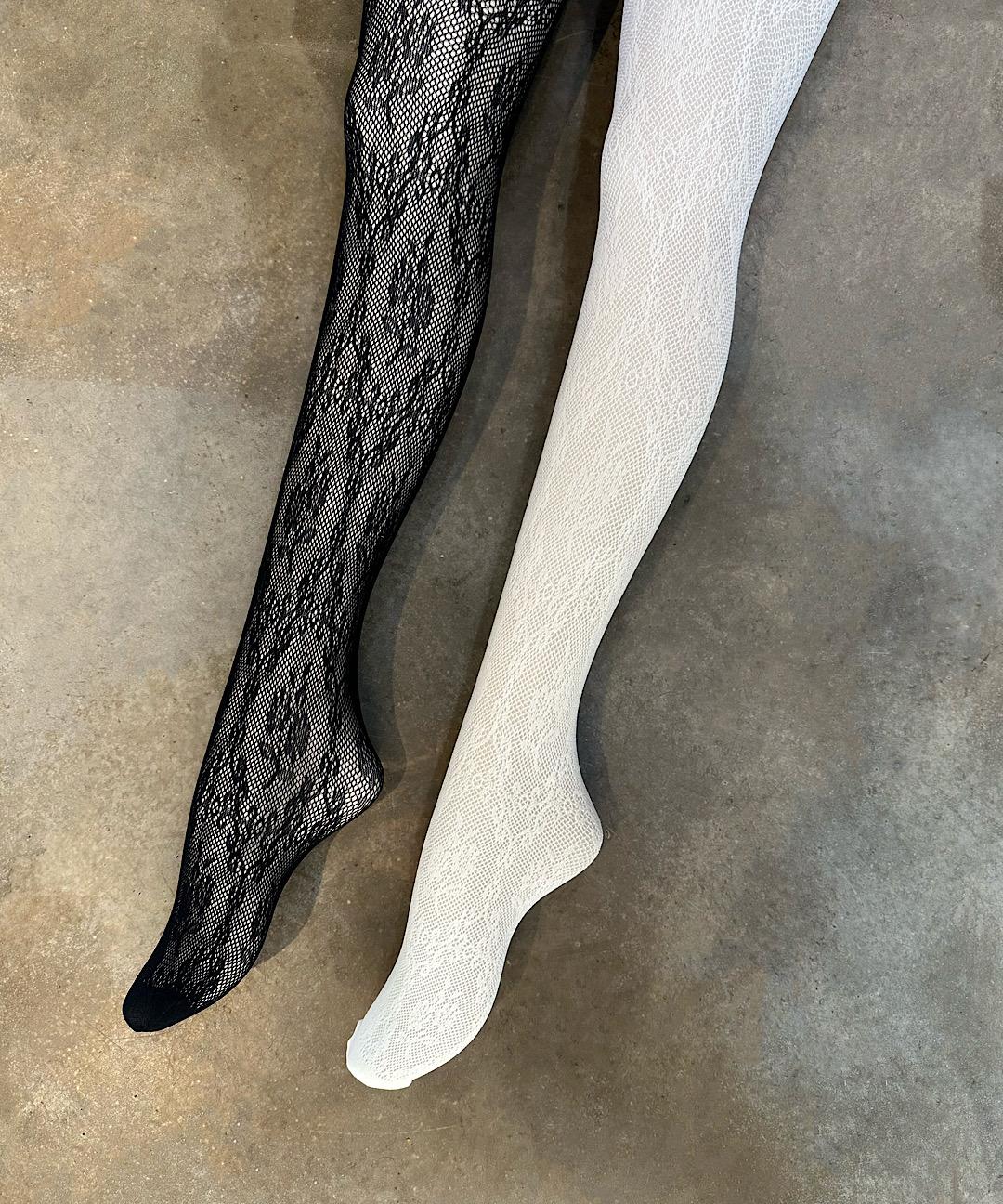장미 레이스 팬티스타킹 망사 유발 타이즈