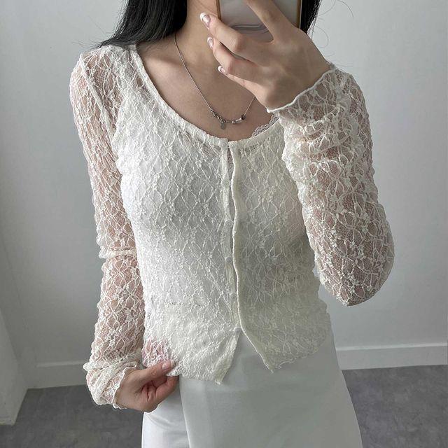 Lace cardigan