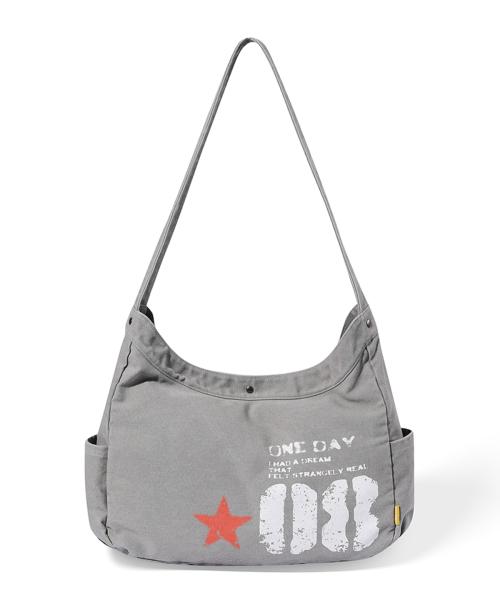 08 Washed Cross Bag(LIGHT GRAY)