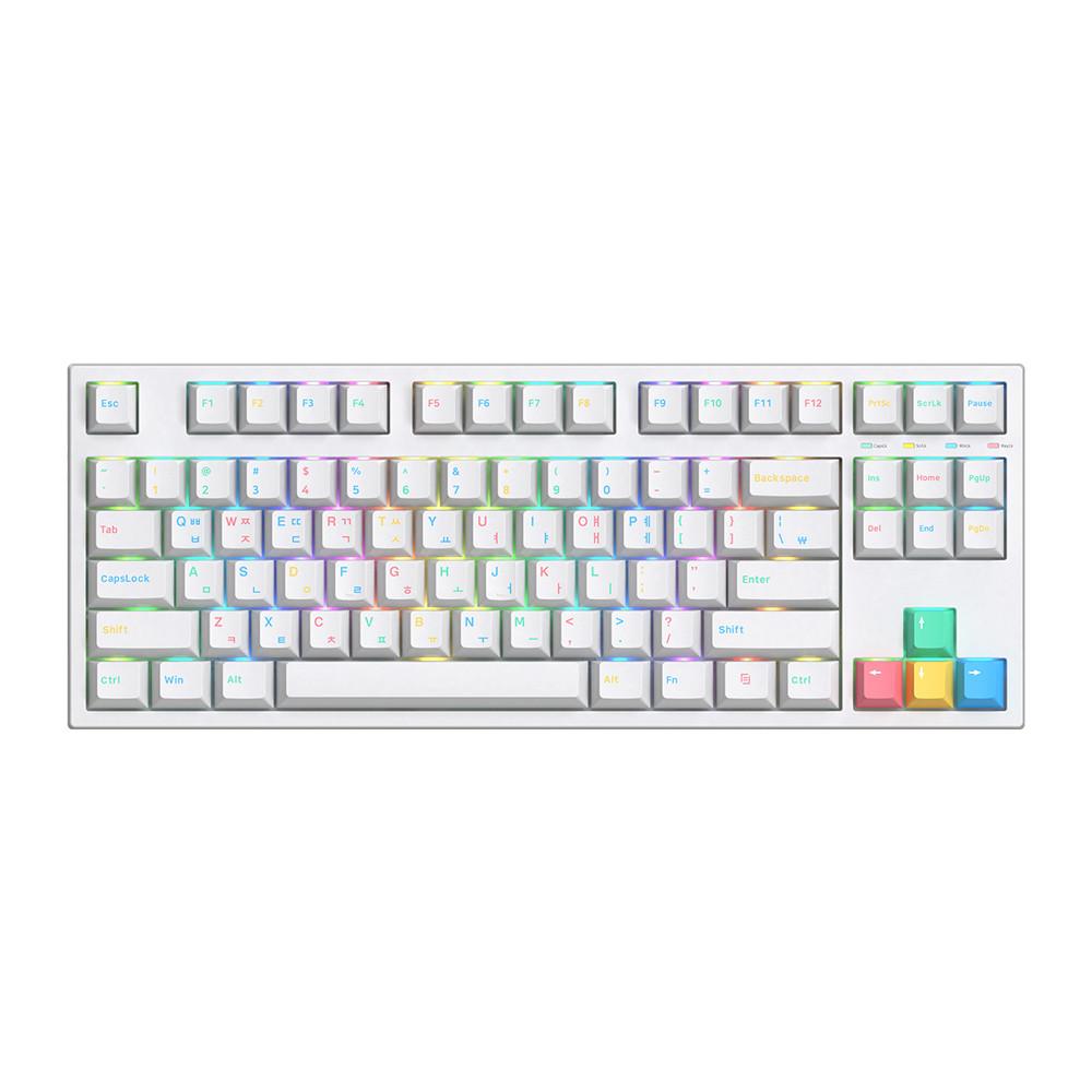 [ 출시기념 단독 할인특가 ] 앱코 AK87H 텐키리스 기계식 키보드 RGB LED 홀리판다 V2 택타일