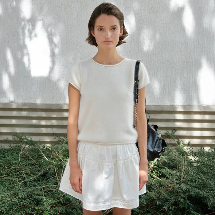 Angora Half Knit - Ivory