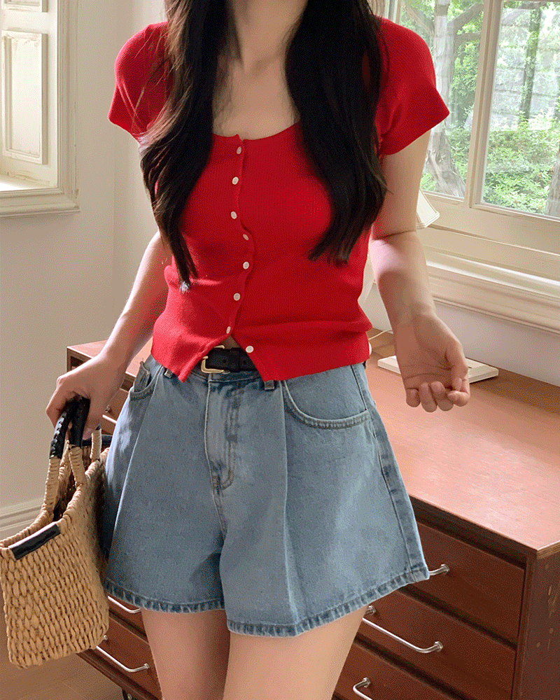 [100장돌파✨] 라츠 골지 반팔 가디건