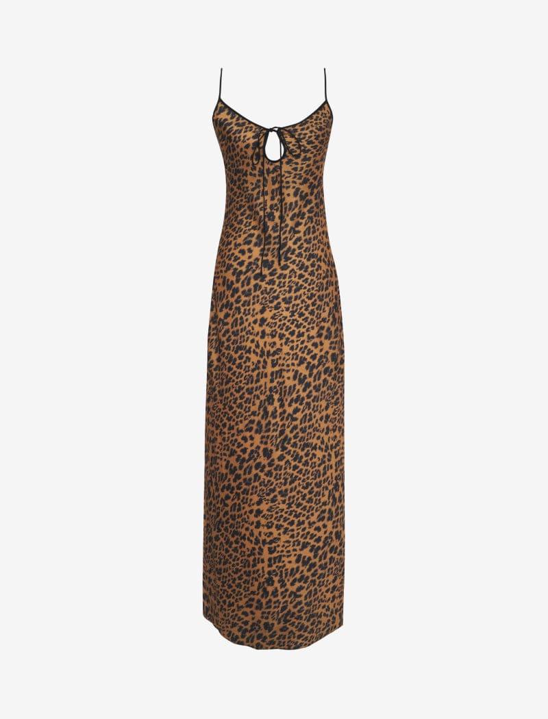 Daytona Maxi Dress | Leopard - XS