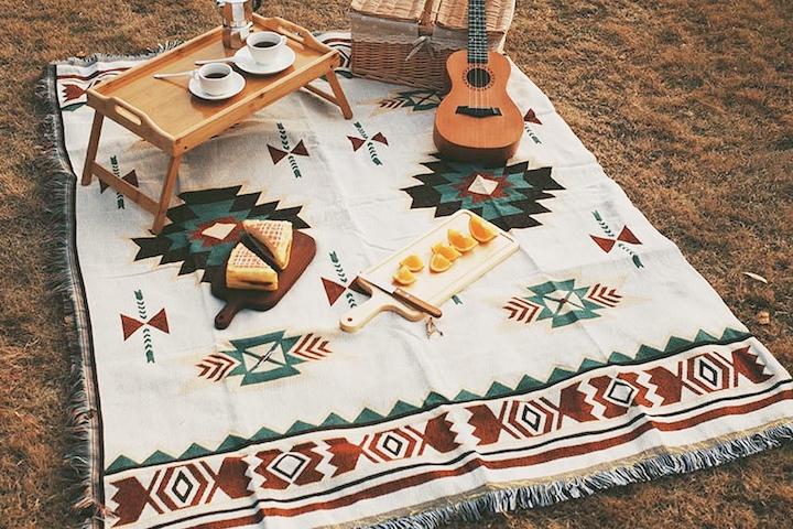 캠핑 블랭킷 카페트 매트 감성 블랑켓 8colors