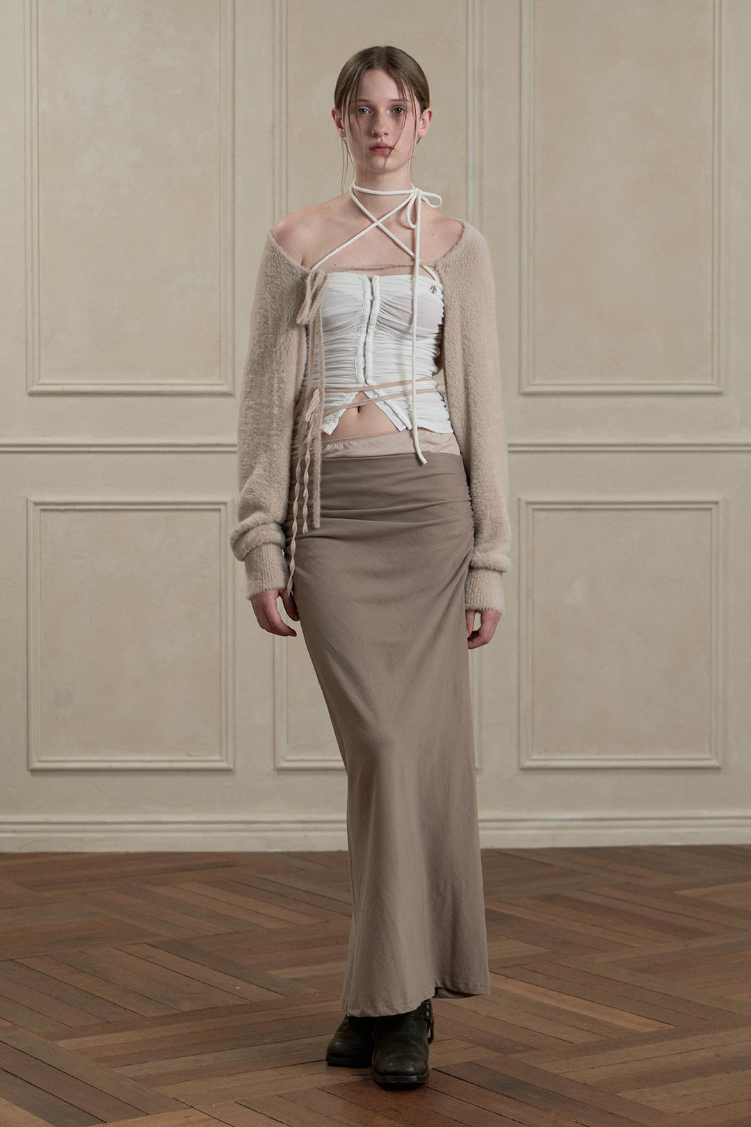NYMPH SKIRT beige brown