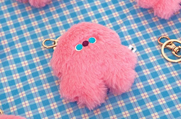 [드리밍몬스터즈] 숲의 요정 수푸 인형 키링 - 핑크