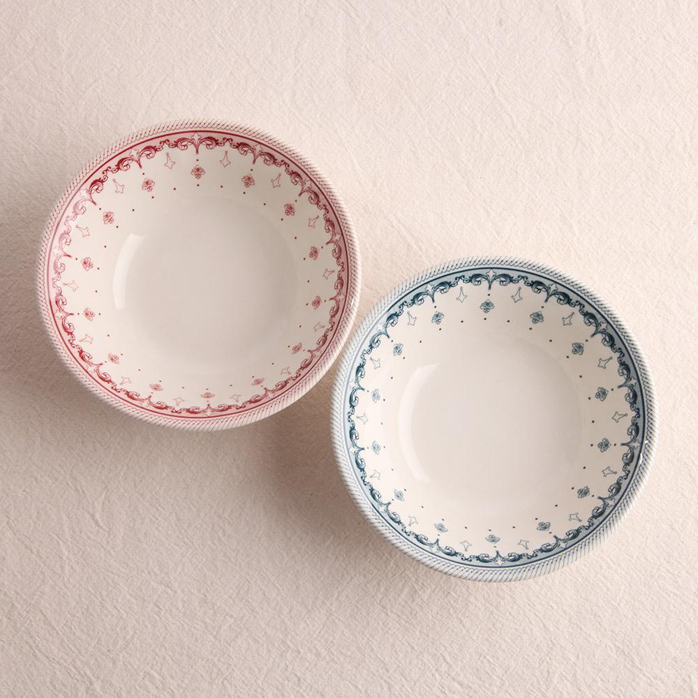 클레이탄 로얄크라운 시리얼 볼(15.8cm) 꽃무늬 시리얼볼 스프 플레이트