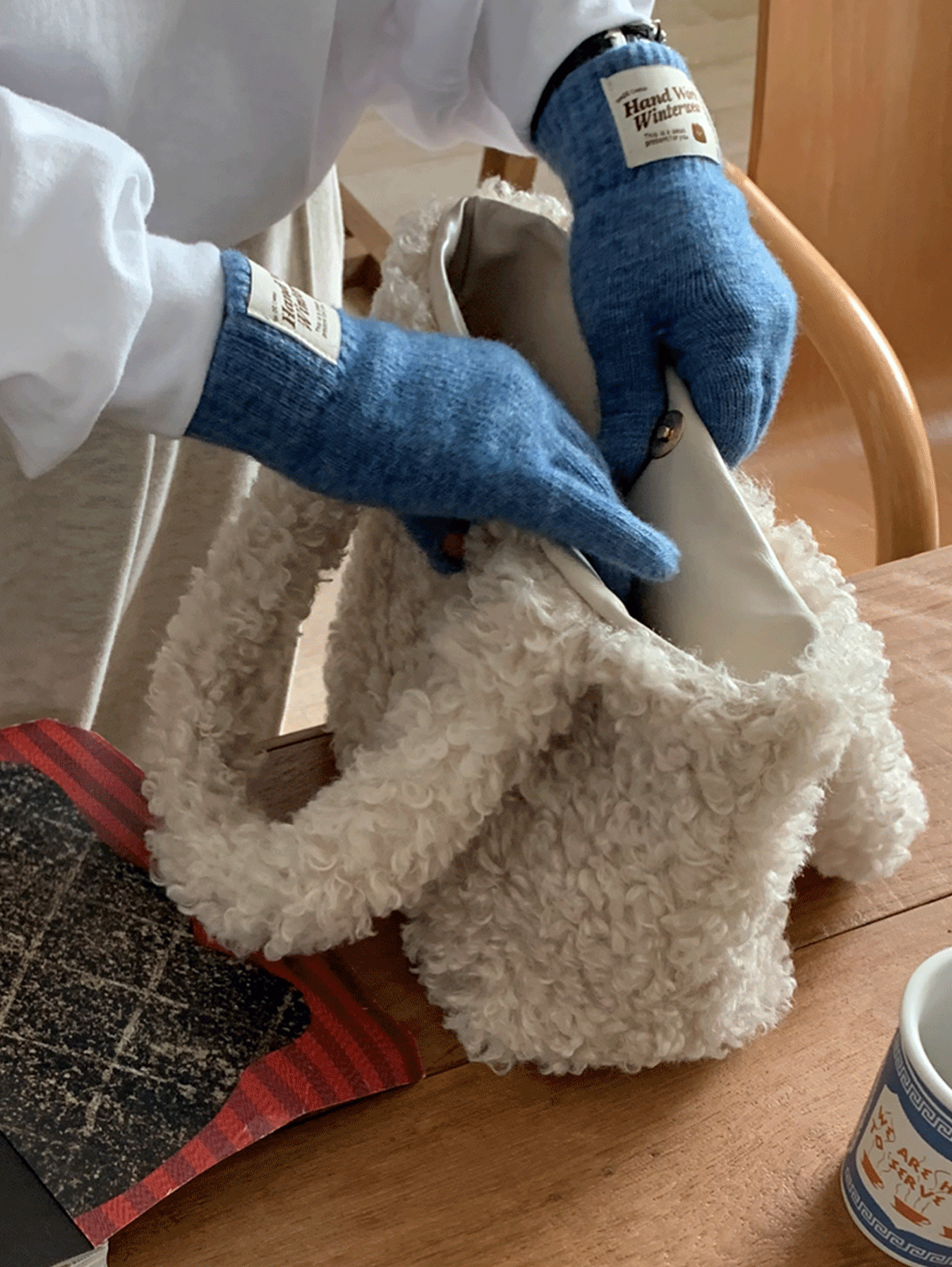 vicky touch wool gloves (4color)