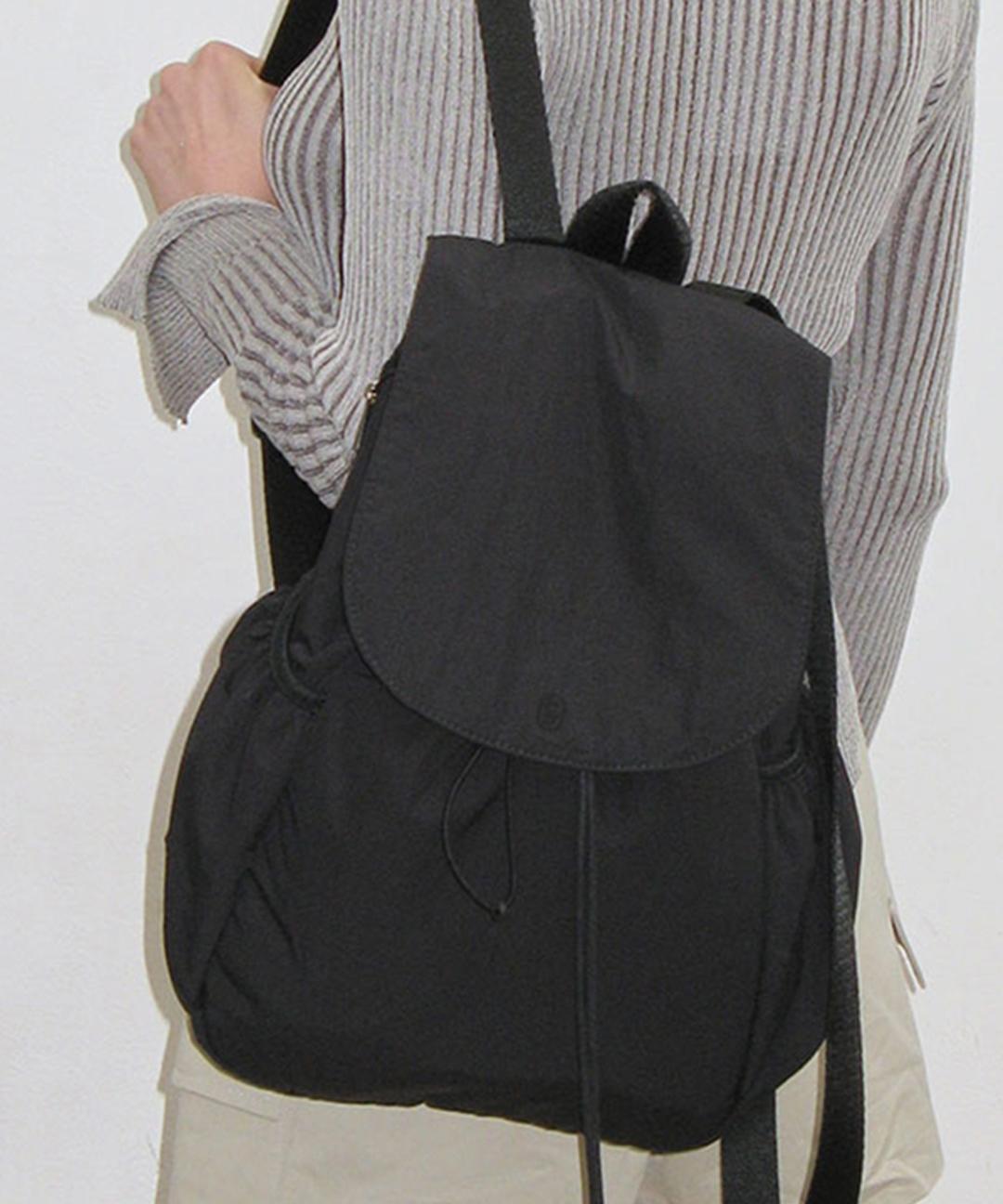 노앤뮤트 [12차리오더] Carry your backpack Black