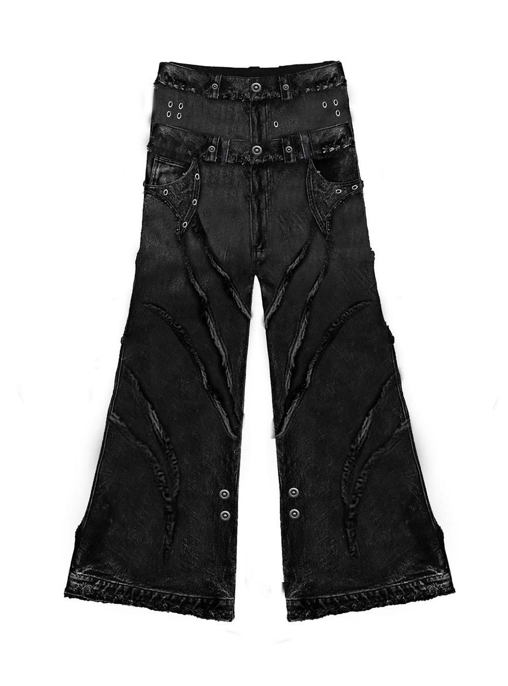 [COZY] KNIGHT CLUB BAGGY FLARED JEANS