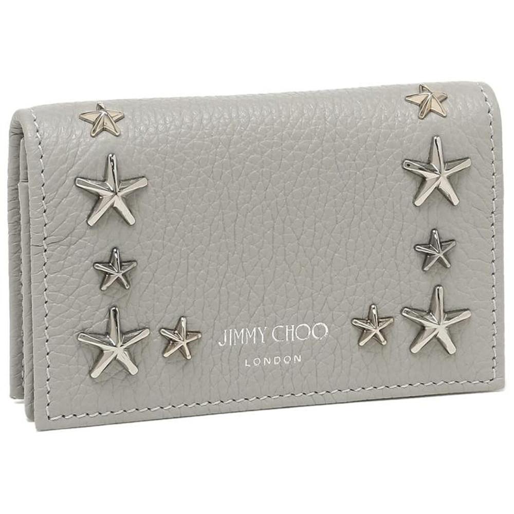 [지미츄] 카드 케이스 넬로 그레이 남성 여성 JIMMY CHOO NELLOUUF 14503794 []