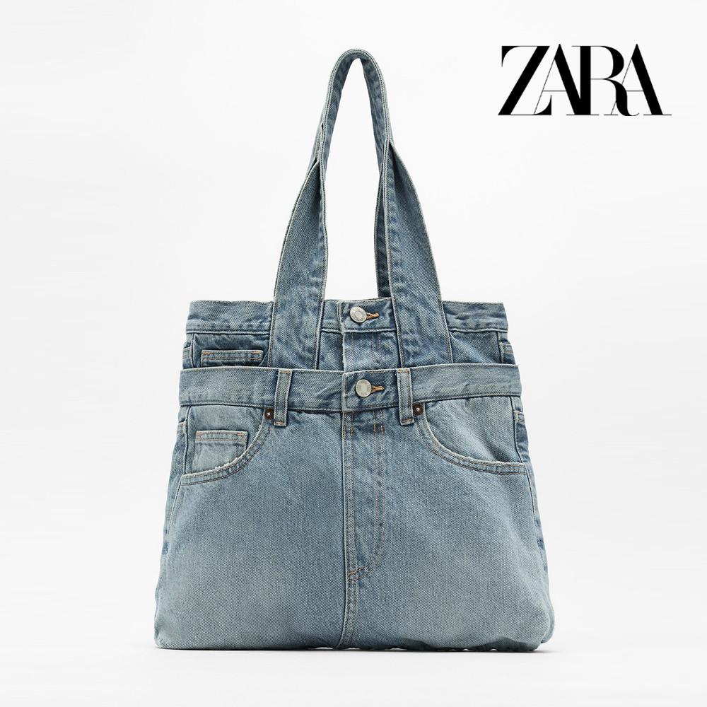 ZARA 자라 TRF 데님 토트 백 8197/802