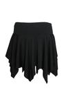 하루[春] - Fairy unbal skirt (Black/White)