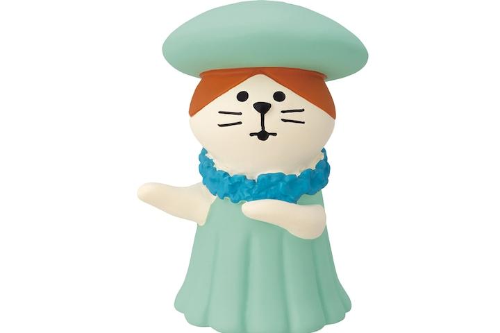 콘콤브레 해파리댄스고양이(블루) 소품 피규어 미니어처
