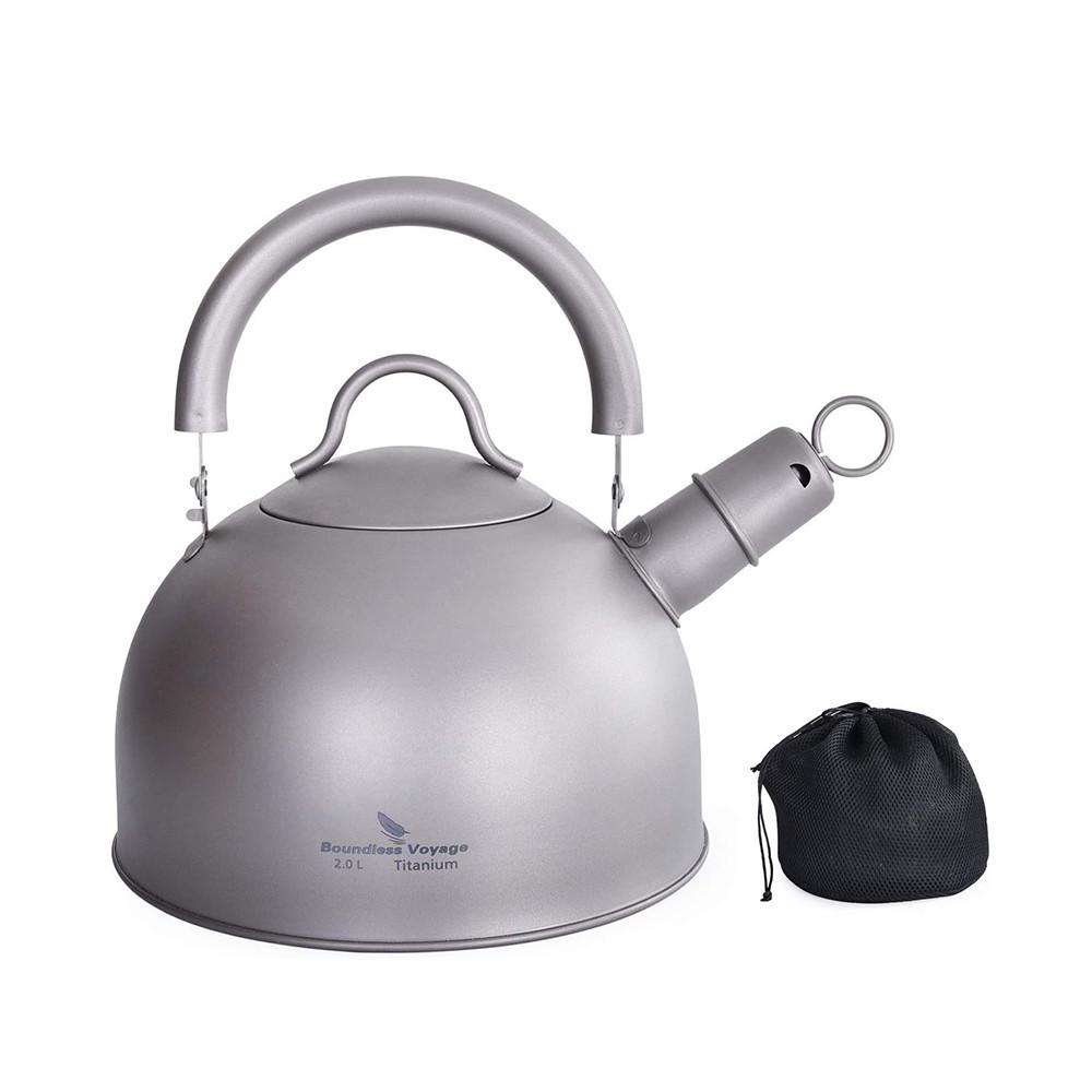 바운드리스 보야지 2리터 티타늄 주전자 캠핑주전자 아웃도어 백패킹 경량