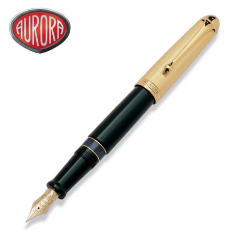 오로라 88 만년필 스트라이프 골드 블랙 [801]