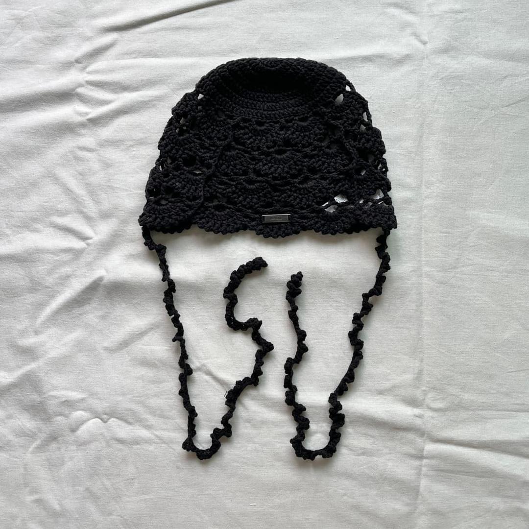 perverze scalloped crochet headdress | 후루츠패밀리