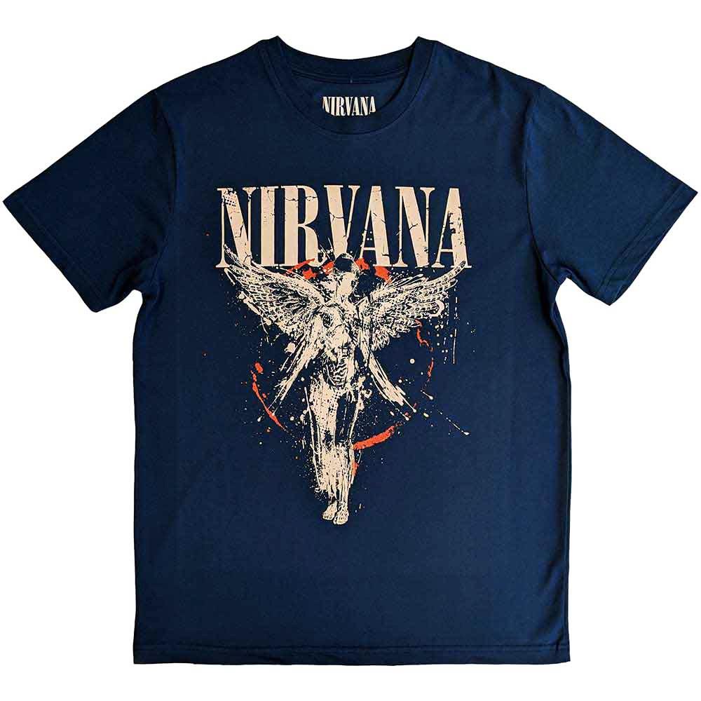 [M,XL,2XL 국내배송] 공식 NIRVANA 너바나 In Utero 반팔 티셔츠