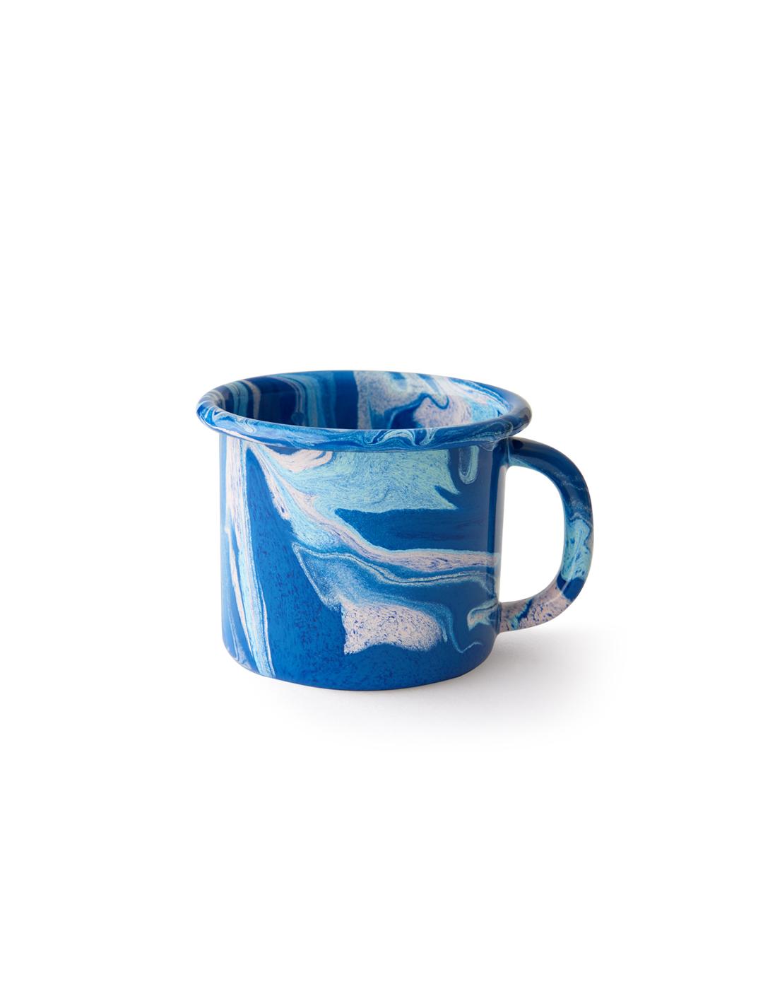 NEW MARBLE Large Mug 300ml Blue