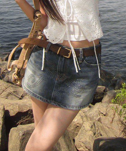 스웨이드 벨트-2color