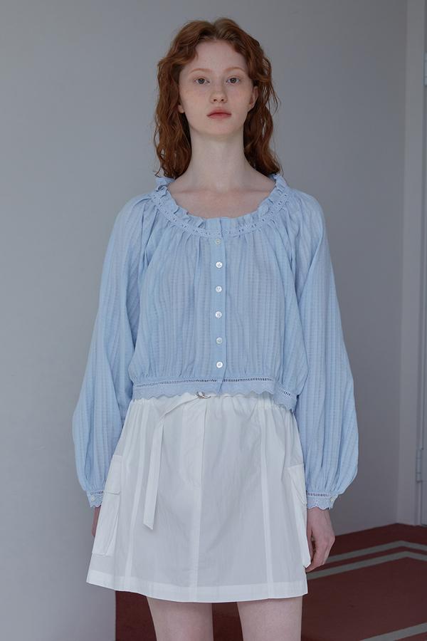 [2차] MARIE FRILL BLOUSE