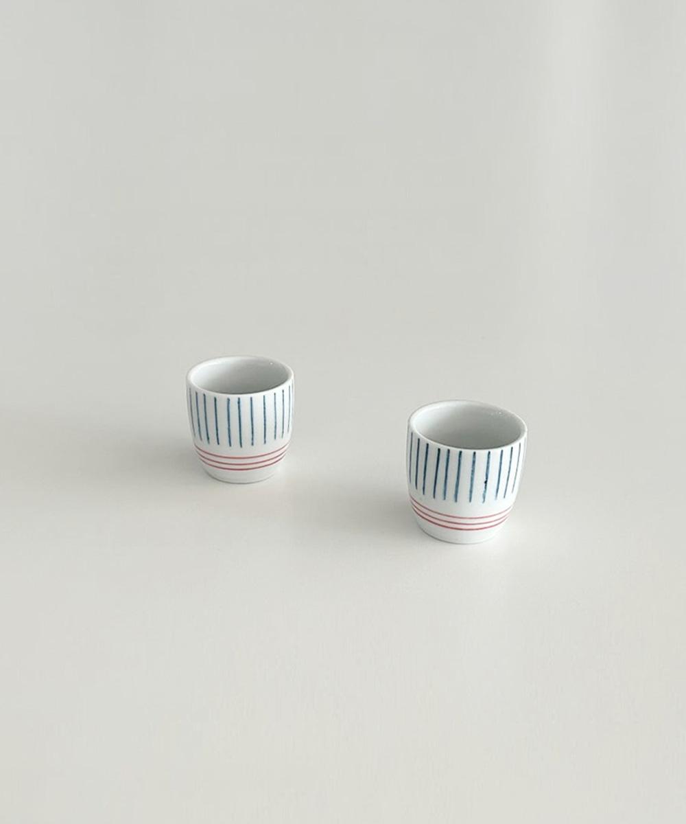 [피클샵] 레인 스트라이프 미니 잔