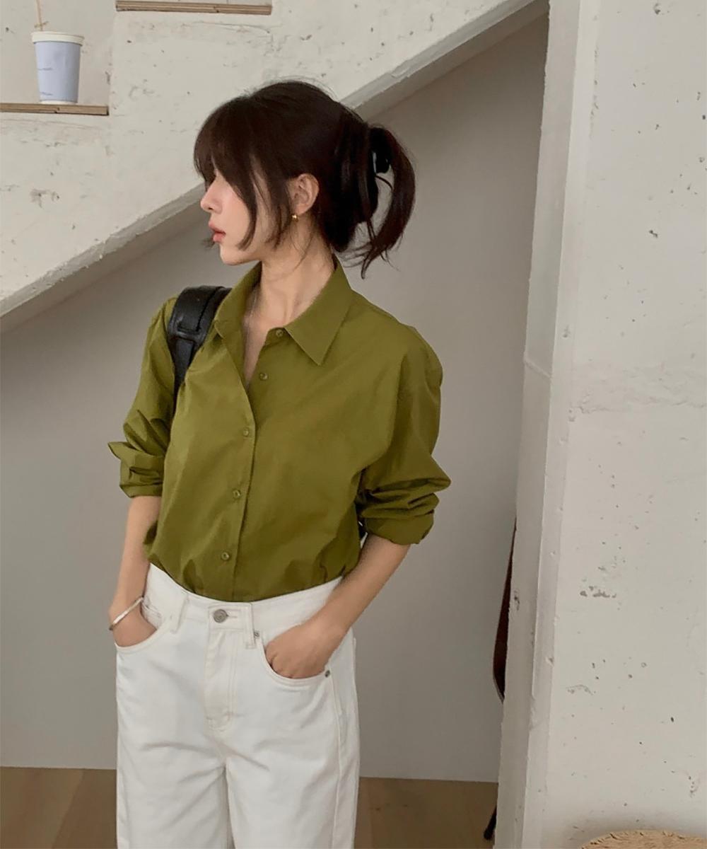 버나뎃 미엘 케일 셔츠 (4col) miel 미엘르