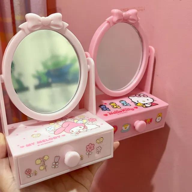 정품) 산리오 헬로 키티 거울 미니 소품함 [유니랜드]