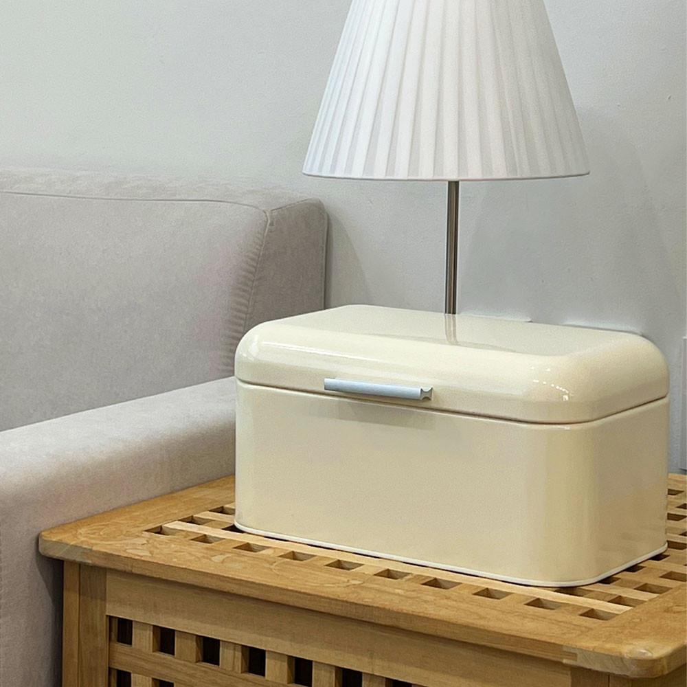 봄앤지니 영양제 보관함 브레드박스 식탁 정리함 수납함 틴 케이스