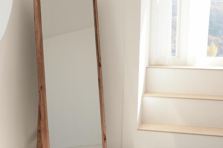 뷔나스트로 까르네라 엔틱 원목전신거울 아치형거울_사각형타입