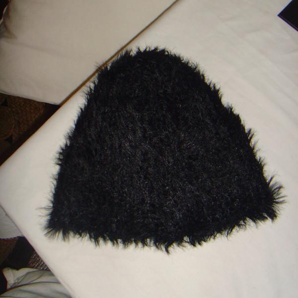 Fur beanie (Black)