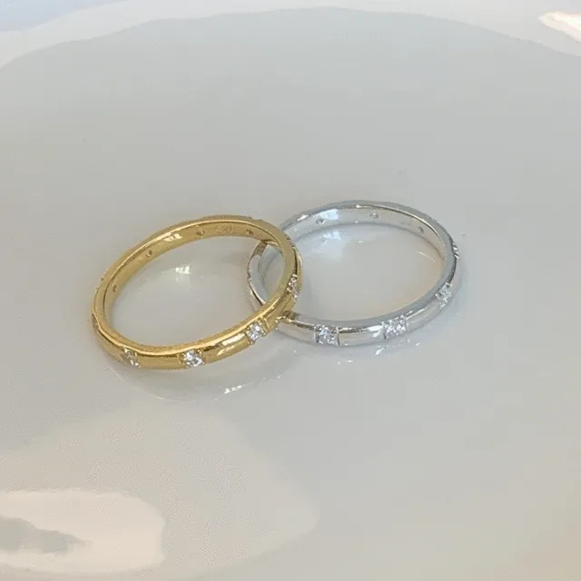 [silver 925] mirror ball ring