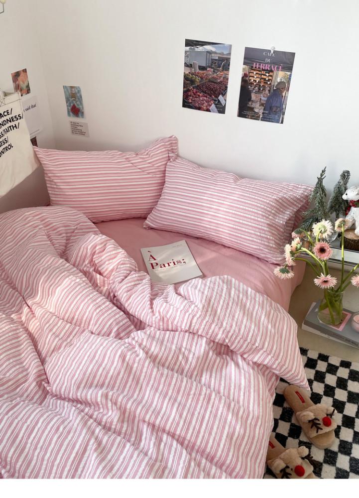 스트라이프 이불 싱글 퀸이불커버 킹 베개커버 베갯잇