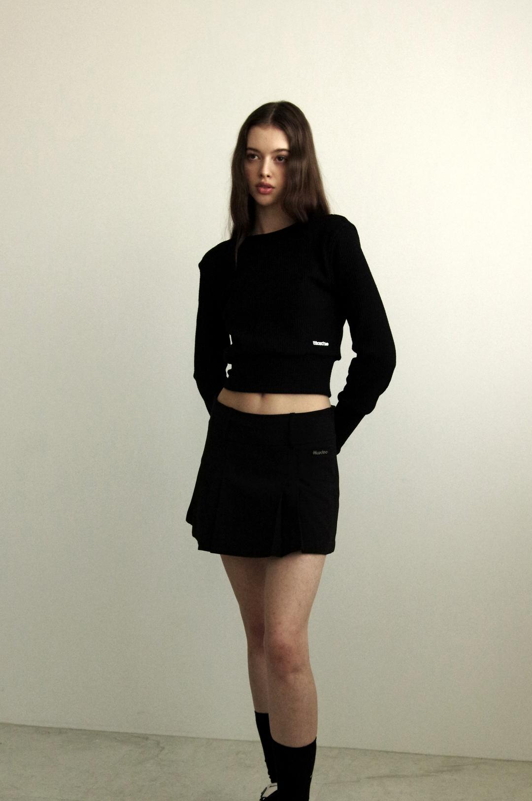 Ribbon 2-way knit cardigan 001